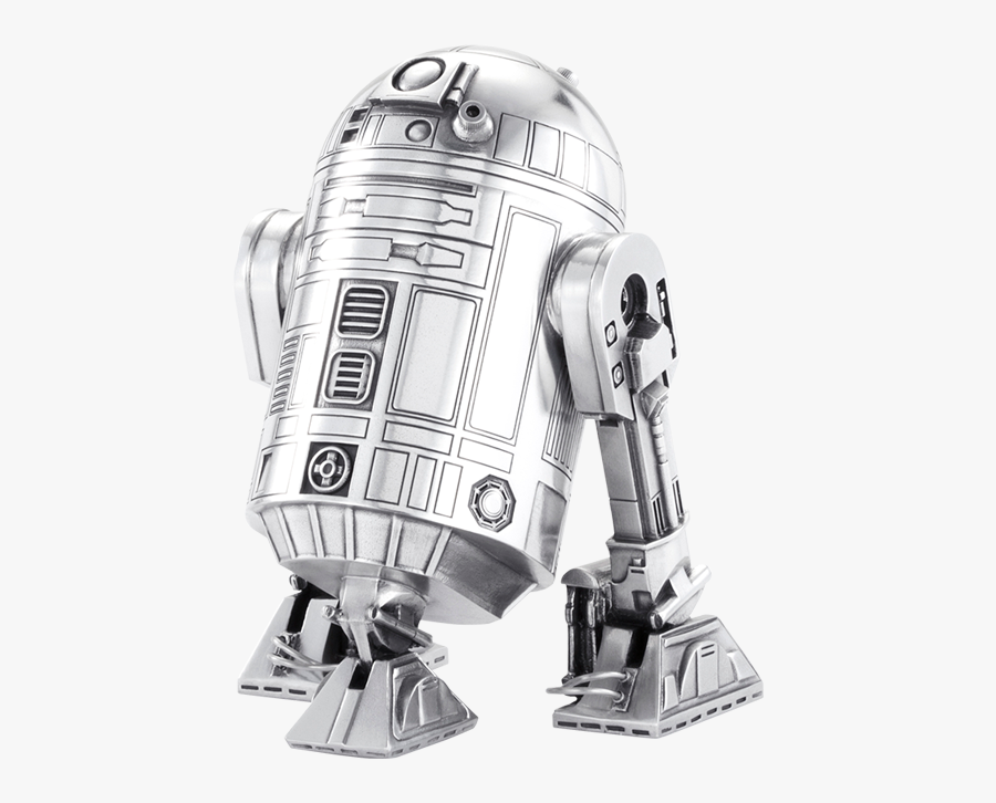 R2-d2 - Pewter Star Wars, Transparent Clipart