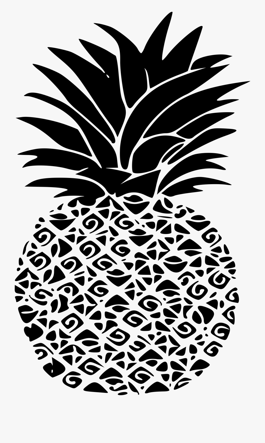 Golden Pineapple Transparent Background, Transparent Clipart