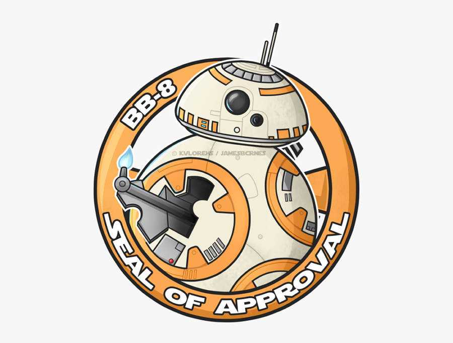 Bb 8 Thumb Signal R2 D2 Clip Art - Star Wars Seal Of Approval, Transparent Clipart