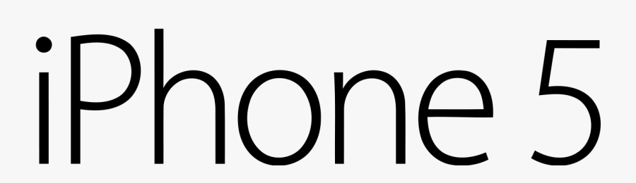 Iphone 5c Logosvg Wikimedia Commons - Logo Iphone 5 S, Transparent Clipart
