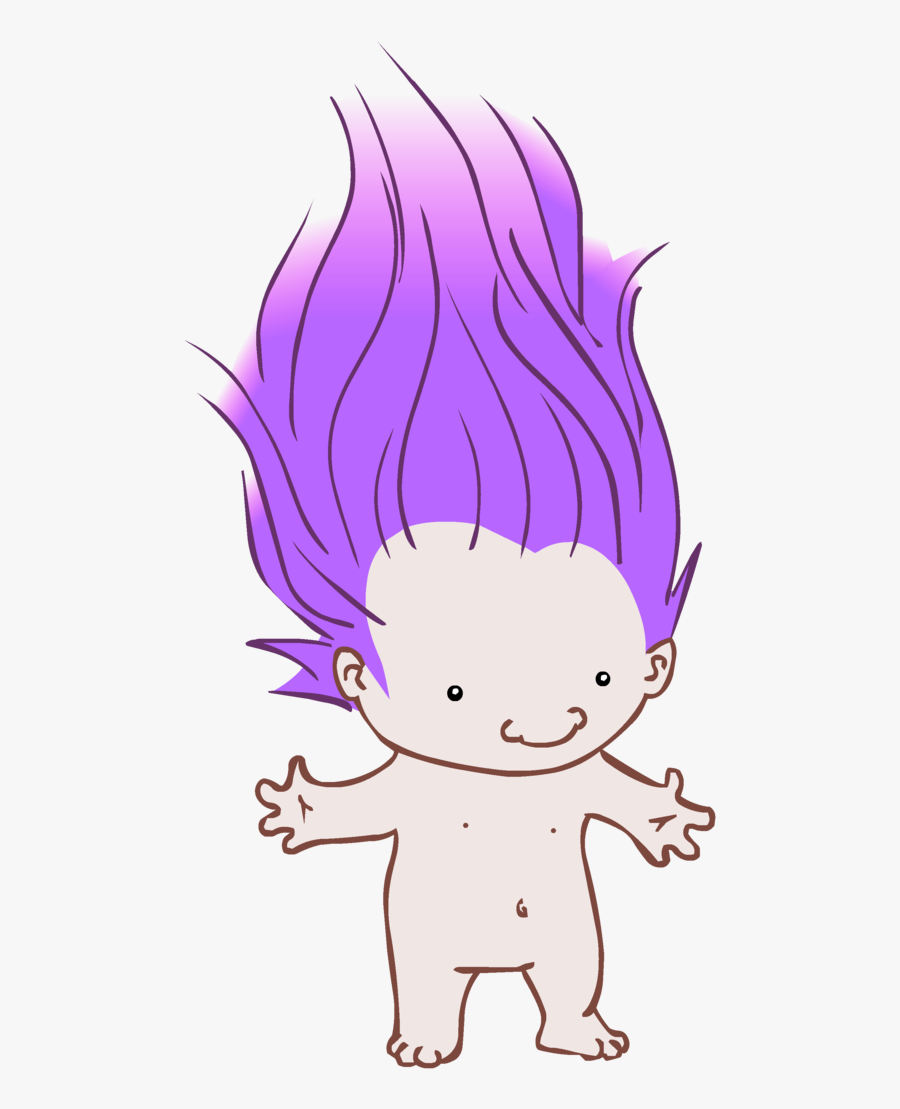 - Troll Doll - Cartoon, Transparent Clipart