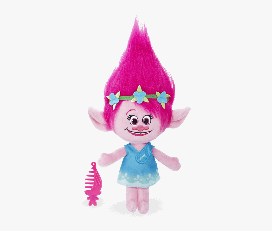 Sprechender Plüsch Poppy - Princess Poppy Troll Doll, Transparent Clipart