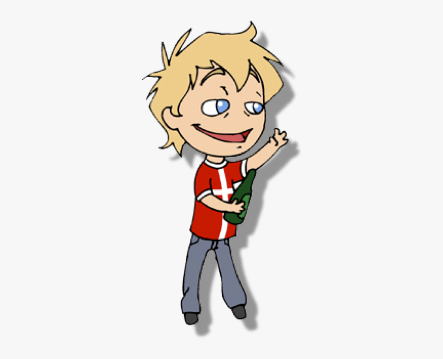 Afflicting Clipart Timid Person - Stereotype Dane, Transparent Clipart