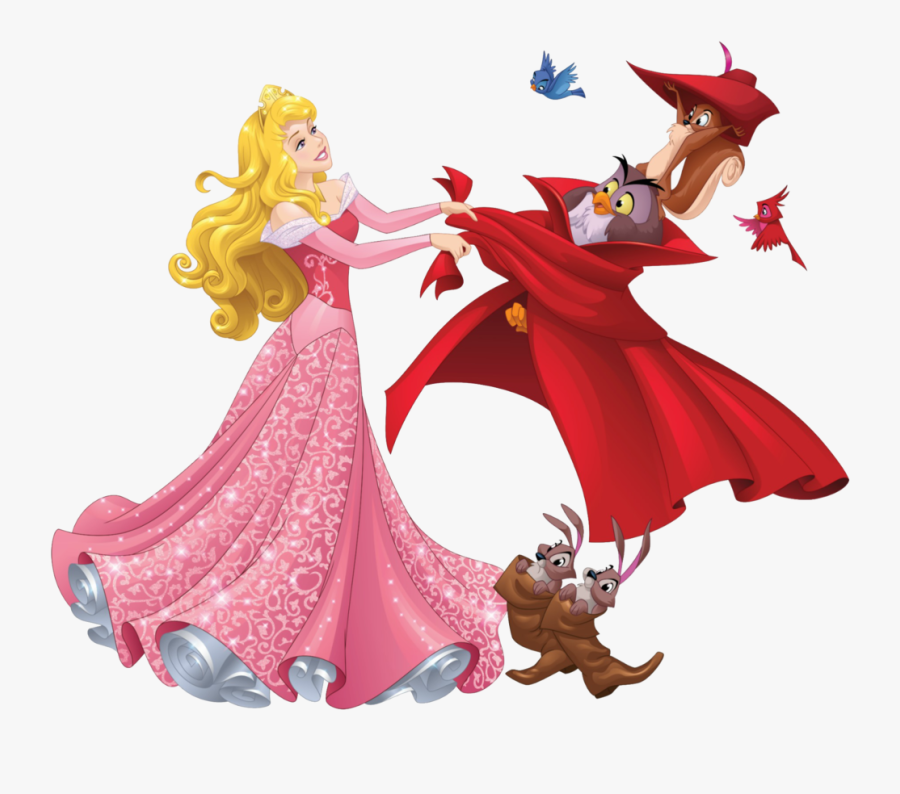 Princess Aurora And Her Forest Animal Friends - Disney Princess Aurora Png, Transparent Clipart