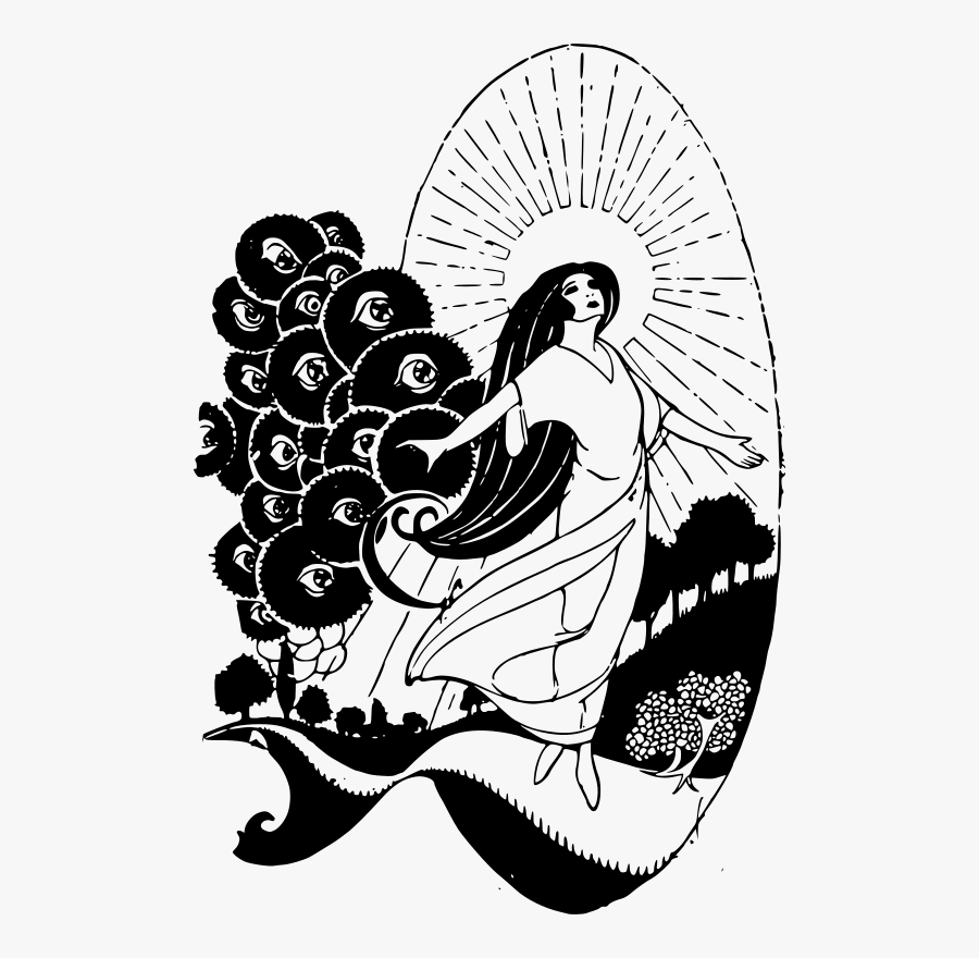 All Eyes On Her - Clip Art, Transparent Clipart