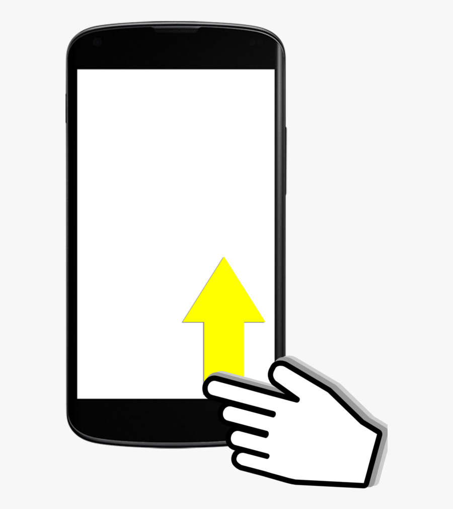 Cell Phones Are No Longer A Utility Product But They - Dedo Deslizando Para Cima, Transparent Clipart
