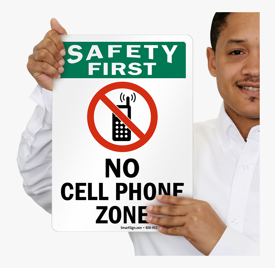 Clip Art No Cell Phone Zone - Cell Phone Sign, Transparent Clipart