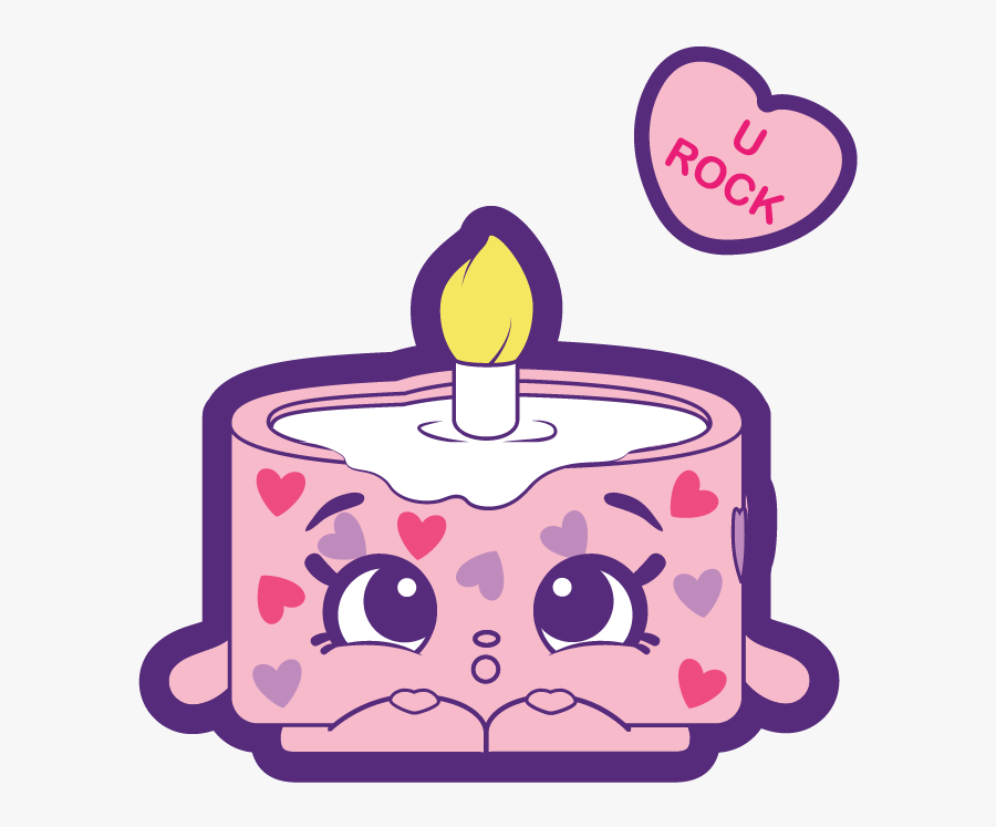 Candice Candle A Common - Shopkins Heart N Seekers, Transparent Clipart