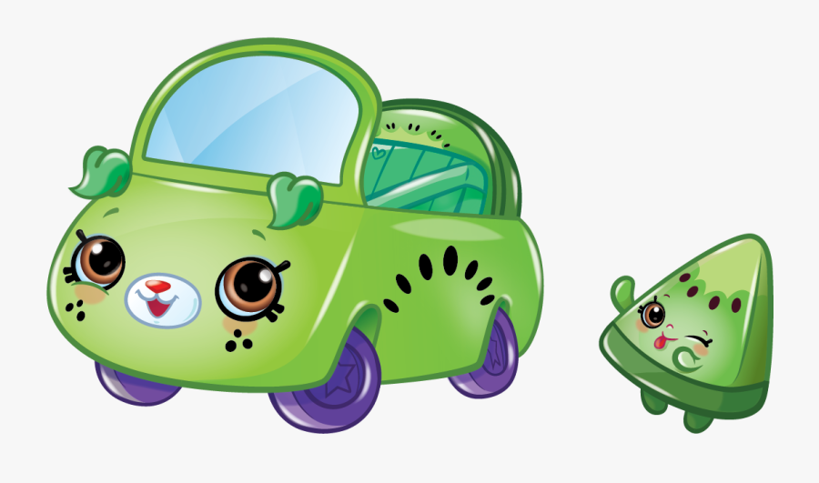 Shopkins Cutie Cars Kiwi, Transparent Clipart