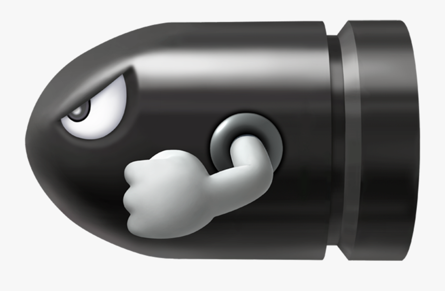 Mario Kart Racing Wiki - Mario Bros Bullet, Transparent Clipart