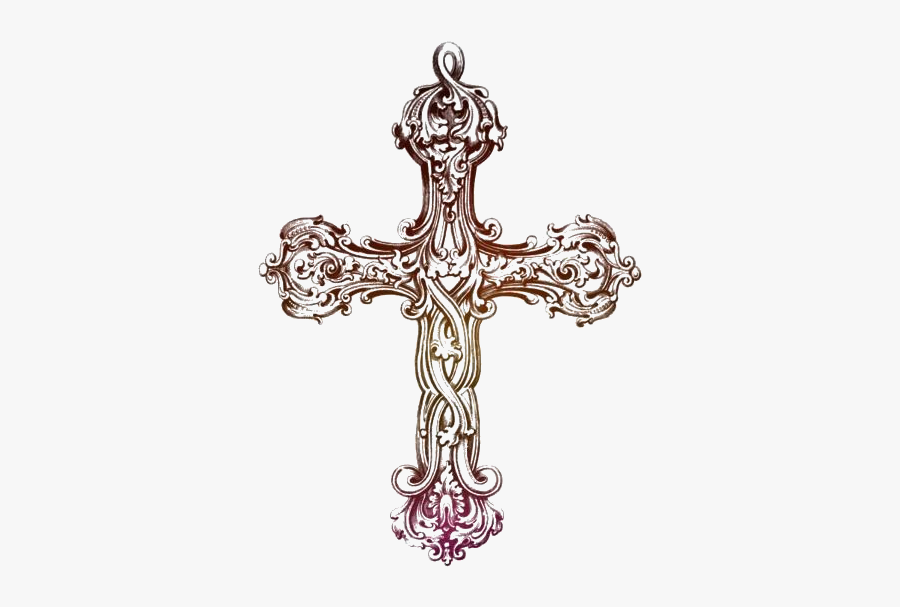 Cross Clipart Png, Cross Transparent Background - Transparent Vintage Cross Png, Transparent Clipart