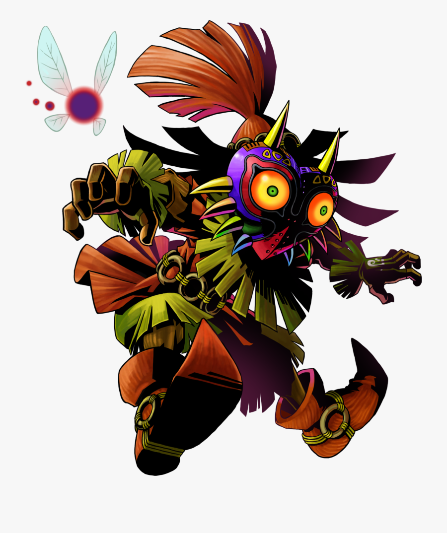 Skull Kid Zelda, Transparent Clipart