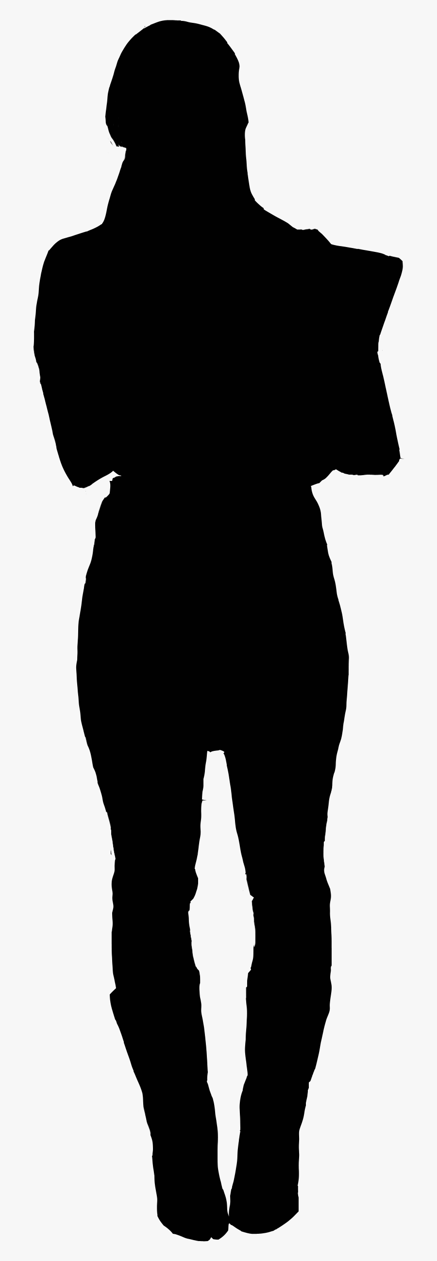 Teacher Png - Teacher Standing Silhouette Png, Transparent Clipart