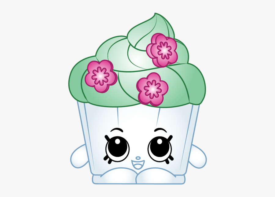 Transparent Shopkins Cupcake Clipart - Shopkins Blue And White Donut, Transparent Clipart