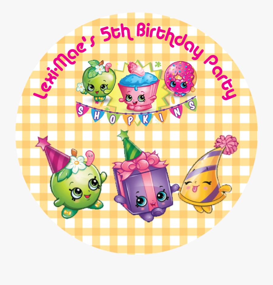 Shopkins Party Box Stickers - Cartoon, Transparent Clipart