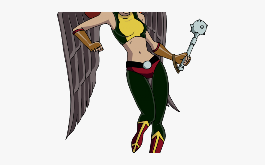 Hawk Girl Cartoon Png, Transparent Clipart