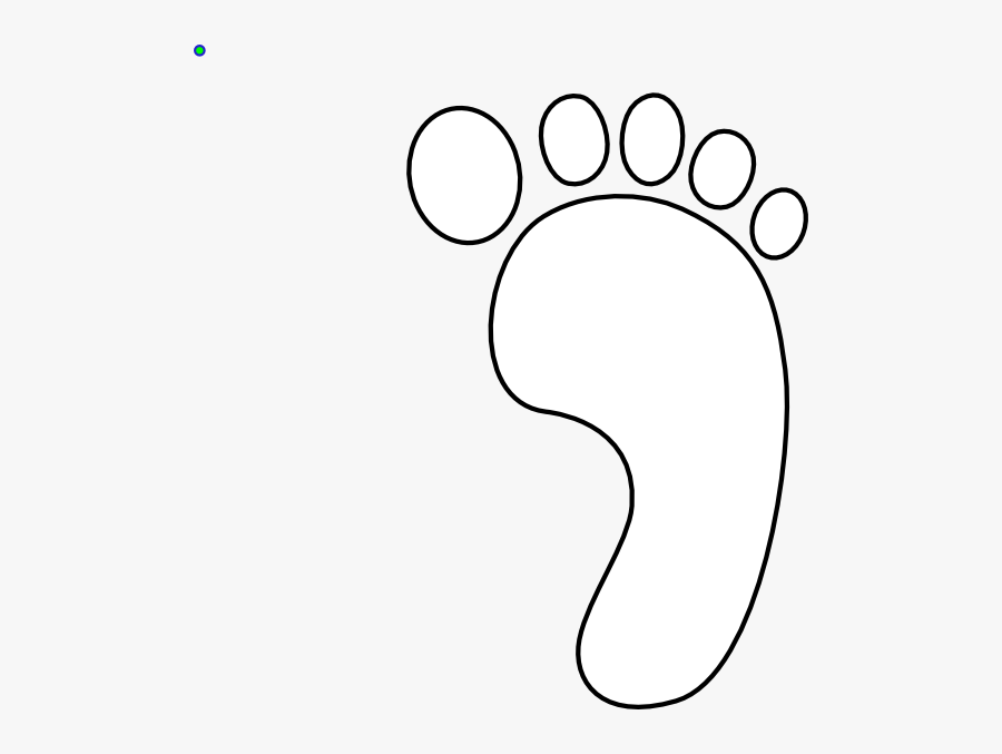Footprint Bw, Transparent Clipart
