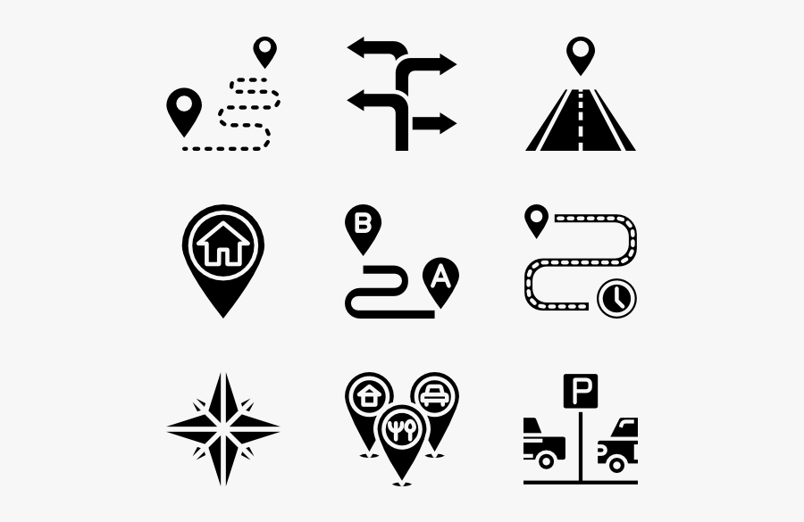 Navigation - Investigation Icons, Transparent Clipart
