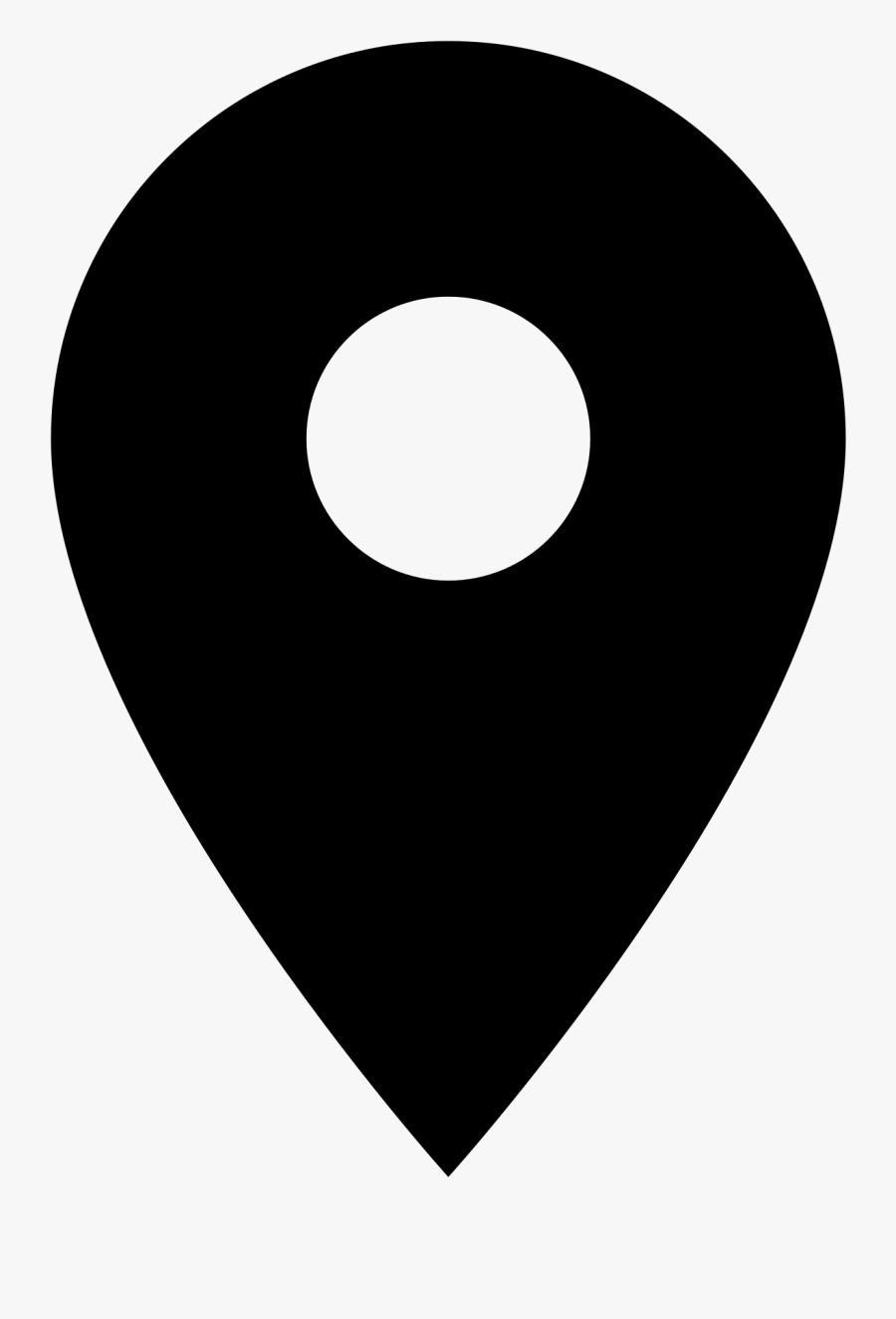 Download Map Marker Pin Icon Symbol Vector Black - Location Svg , Free Transparent Clipart - ClipartKey