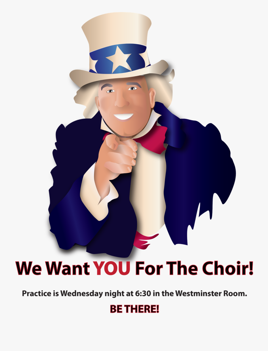 If You Like To Sing, Come To The Westminster Room At - Abraham Lincoln I Choose You, Transparent Clipart