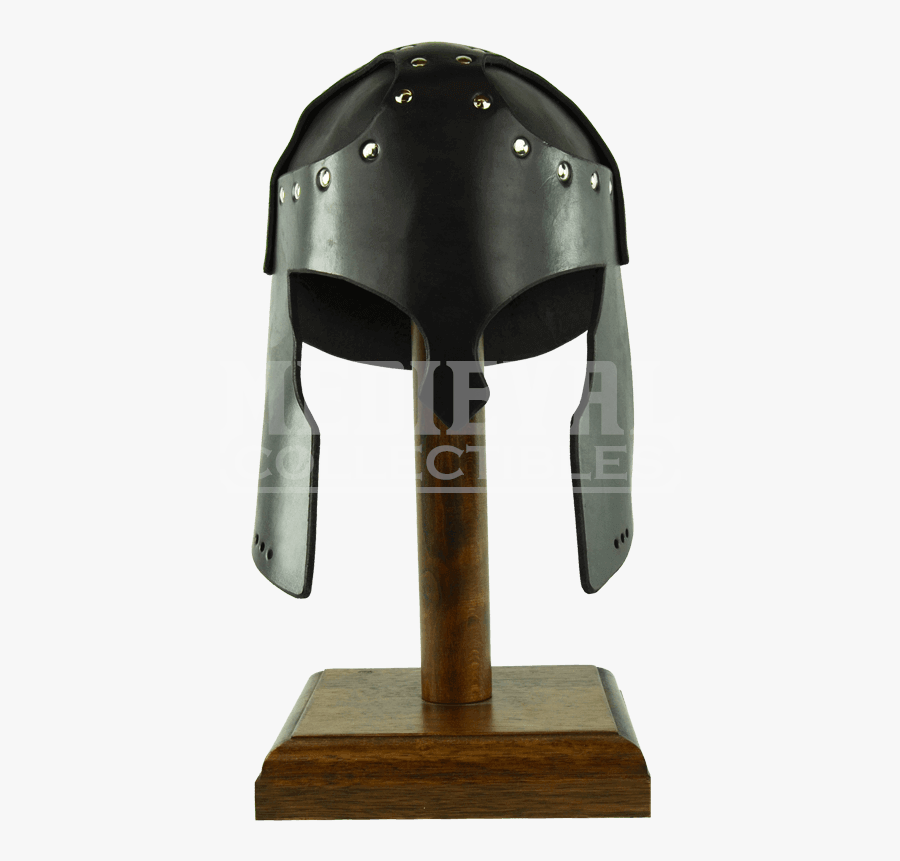 Greek Helmet Png - Leather Greek Helmet, Transparent Clipart