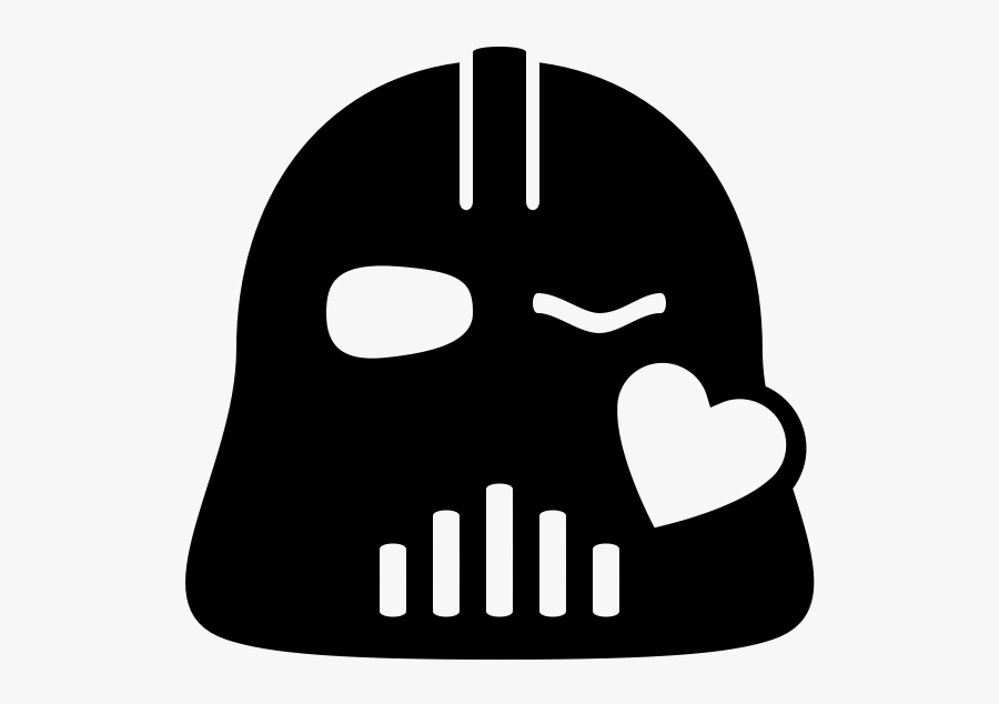 Darth Vader Throws A Kiss Rubber Stamp"
 Class="lazyload, Transparent Clipart
