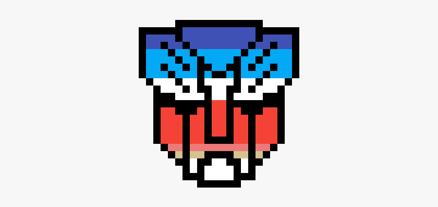Transformers Logo Pixel Art Free Transparent Clipart