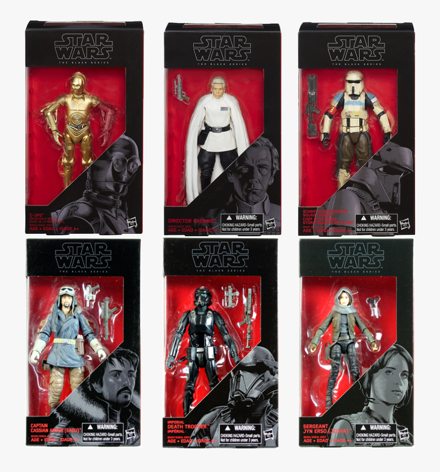 Rogue One Black Series 6 Inch, Transparent Clipart