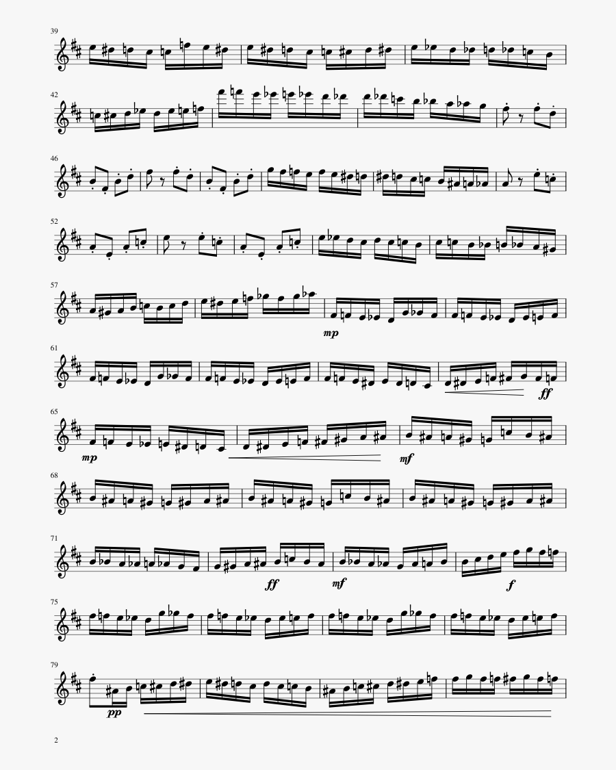 Clip Art Bumblebee Sheet Music For - Flight Of The Thunderbird Clarinet, Transparent Clipart