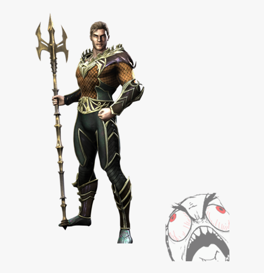 Gods Among Us Injustice 2 Aquaman Batman Black Manta - Aquaman Injustice, Transparent Clipart