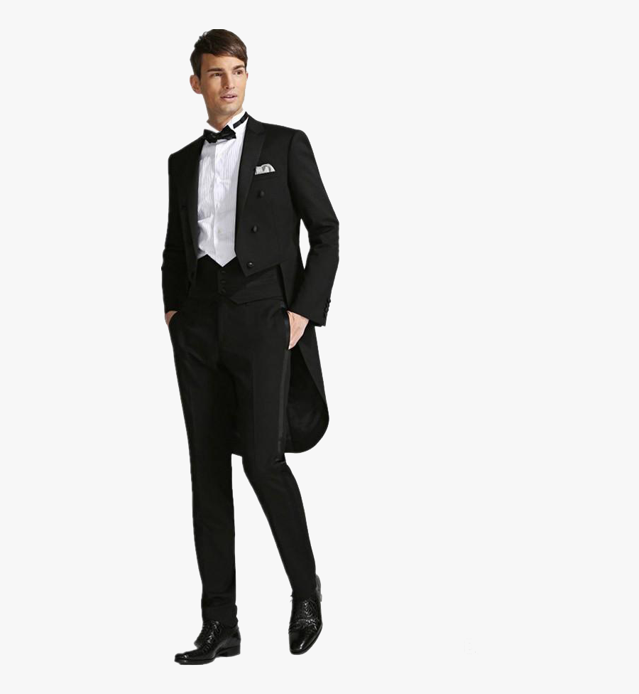 Black Tuxedo Suit Png Free Download - ชุด ทัก ซิ โด้, Transparent Clipart