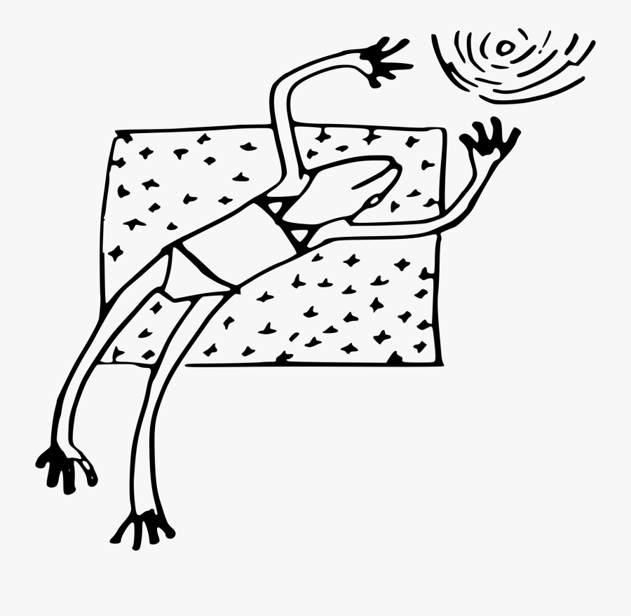 Sunbathing Frog Clip Arts - Clip Art, Transparent Clipart