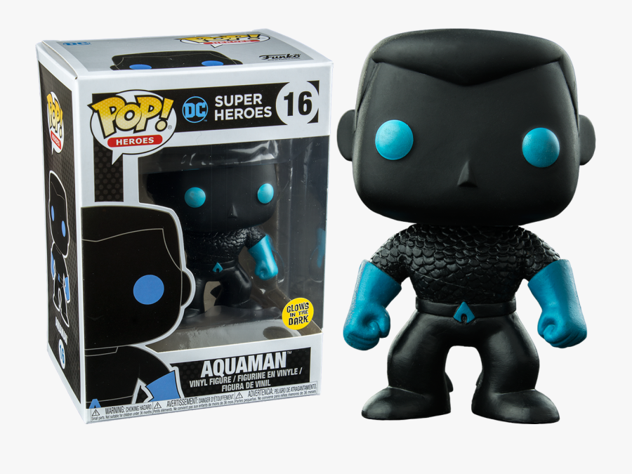 Pin By Eric Thornblom On Dc Silhouette Pictures - Funko Pop Aquaman Gitd, Transparent Clipart