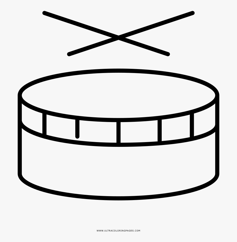 Drum Coloring Printable For - Virtual Reality Headset Cartoon, Transparent Clipart