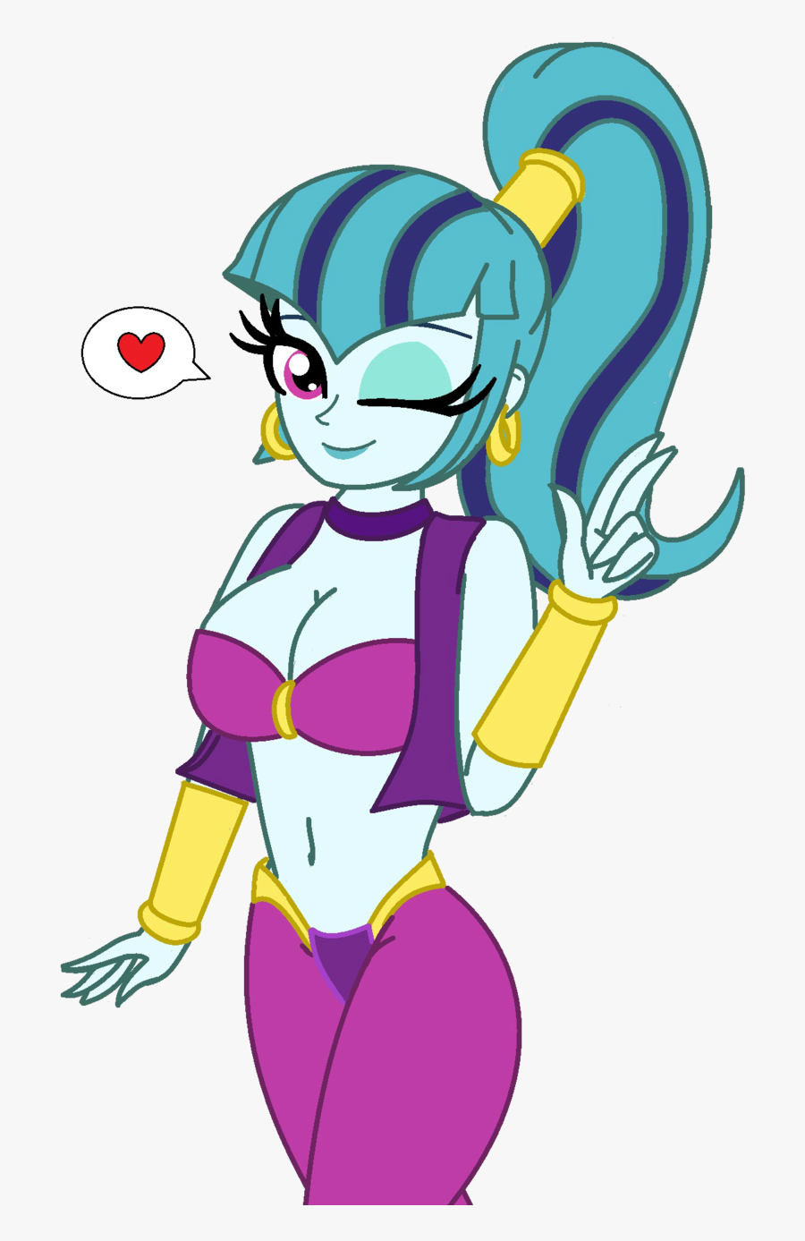 Artist Cbear Belly - Mlp Eg Belly Dancers, Transparent Clipart