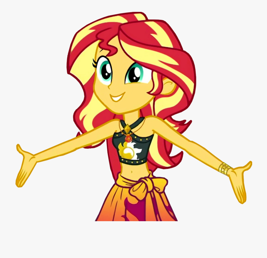 Background Removed, Belly Button, Bikini, Bracelet, - Equestria Girls Sunset Shimmer, Transparent Clipart