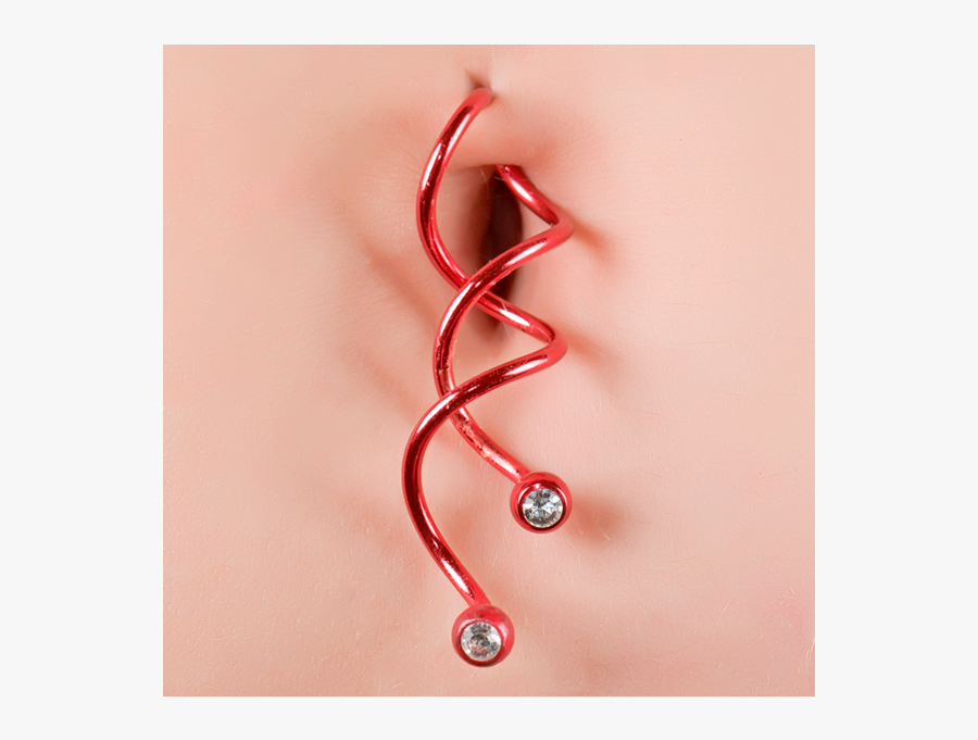 Clip Art Close Up Belly Button Piercing - Earrings, Transparent Clipart