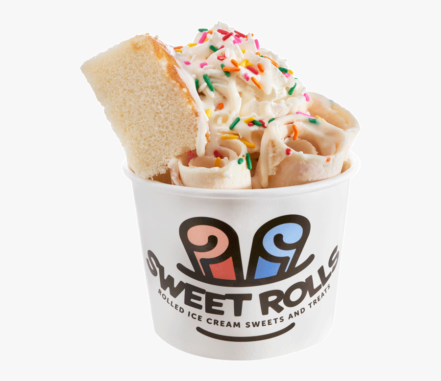 Vanilla Ice Cream Rolls, Transparent Clipart