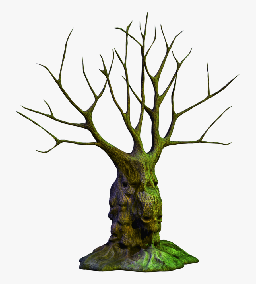 Transparent Spooky Tree Png - Png Spooky Trees, Transparent Clipart