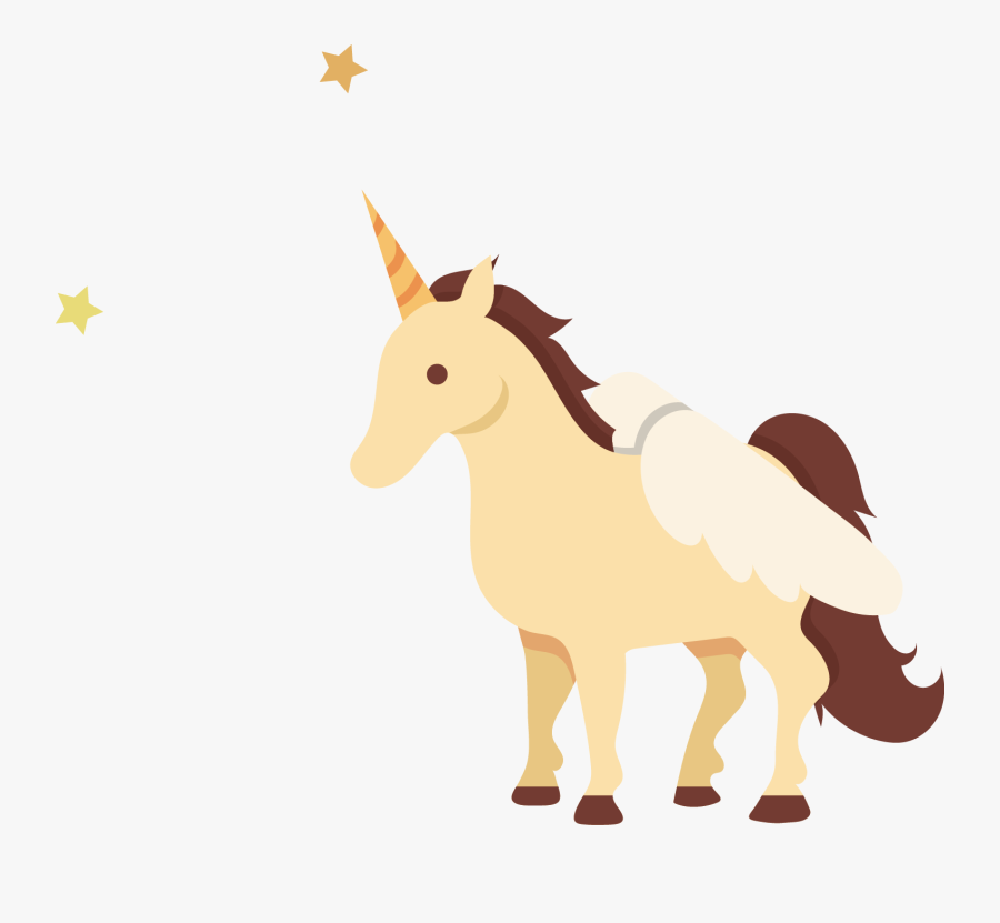 Clip Black And White Download Mule Vector Cute Cartoon - Mule Unicorn, Transparent Clipart