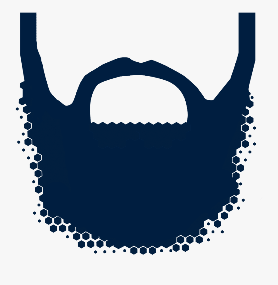Black Beard Cut Out, Transparent Clipart