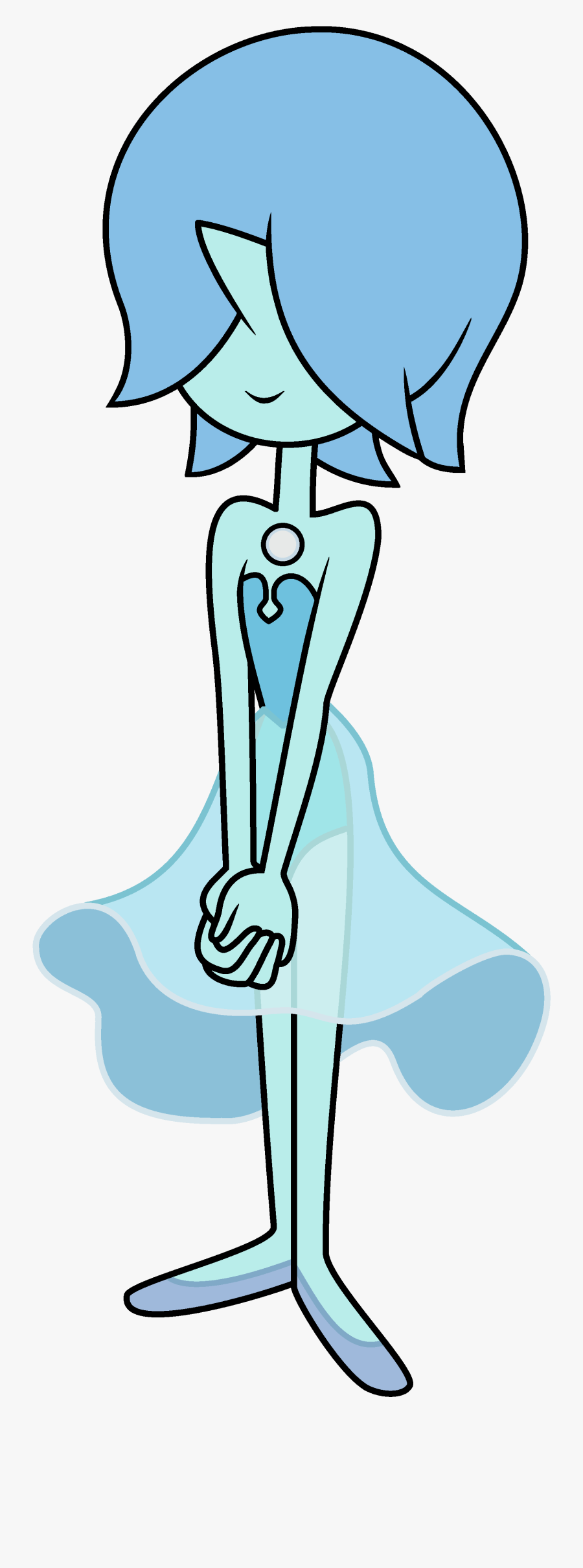Transparent Density Clipart - Pearl Blue Diamond Steven Universe, Transparent Clipart