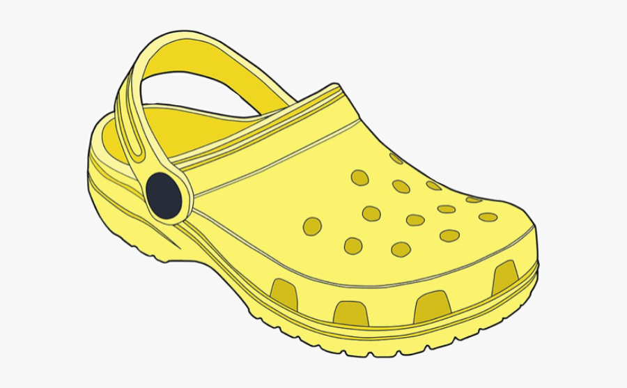 #yellow #crocs #yellowaesthetic #aesthetic #vsco #freetoedit - Vsco Stickers Crocs Yellow, Transparent Clipart