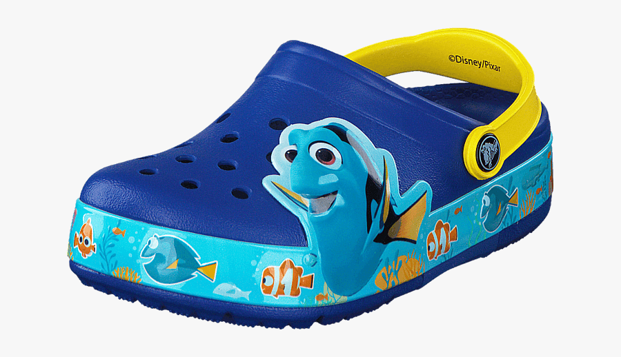 Crocs Children Crocs Lights Finding Dory Clog Cerulean - Slipper, Transparent Clipart