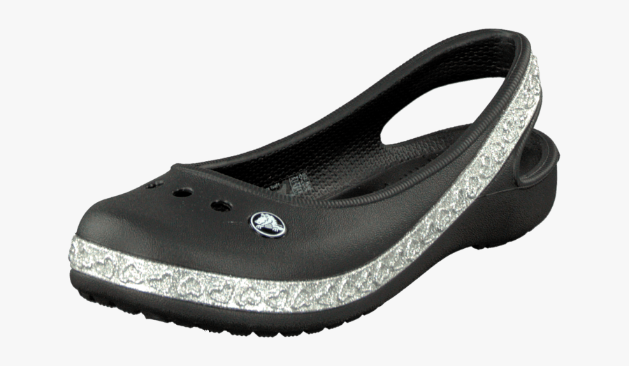 Crocs Children Genna Ii Hearts Flat Gs Black Children-hwfc5 - Girls' Crocs Genna Ii Gem Flat Kids, Size: 9 M, Blue/bijou, Transparent Clipart
