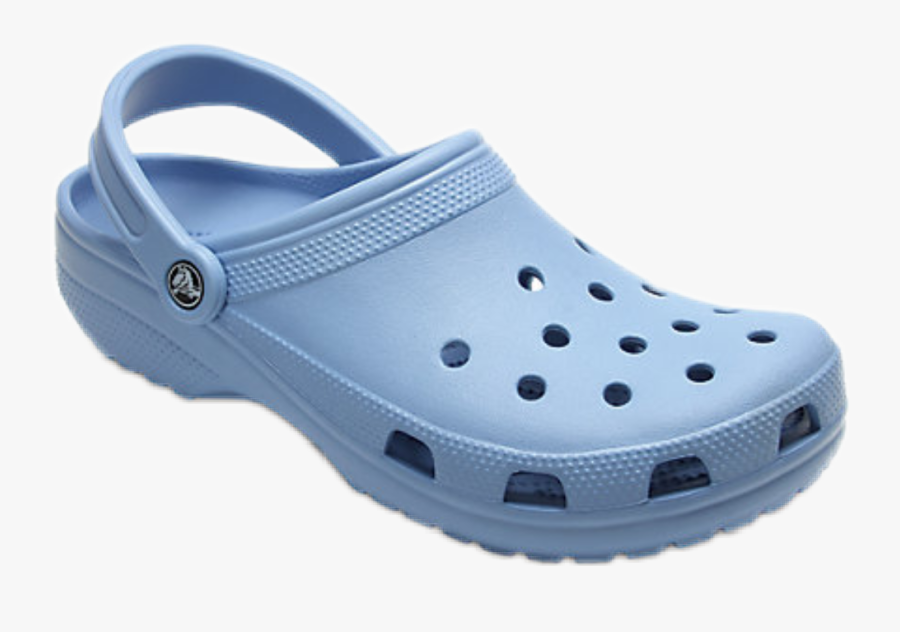 blue and purple crocs
