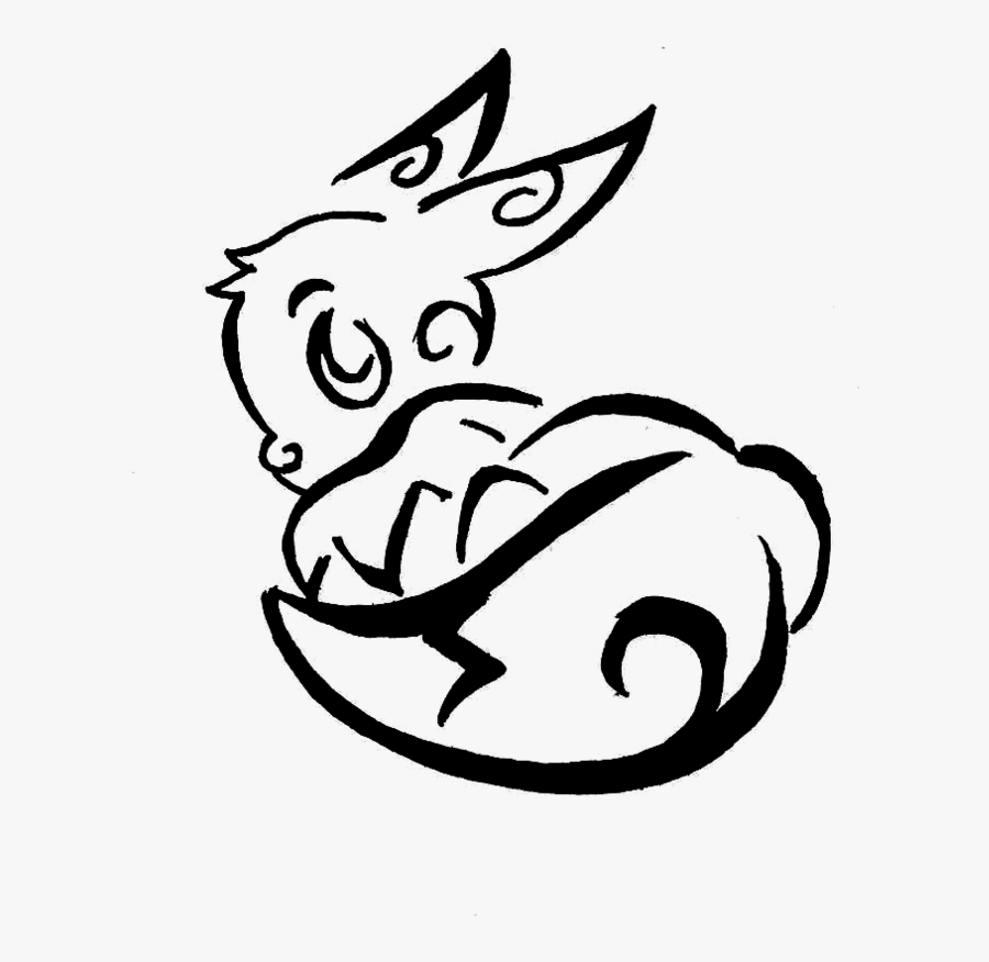 Clip Freeuse Library Ahri Drawing Tribal - Eevee Tribal, Transparent Clipart