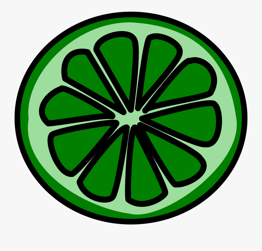 Lemon, Lime, Green, Fruit, Slice - Circle Green Fruits With Names, Transparent Clipart