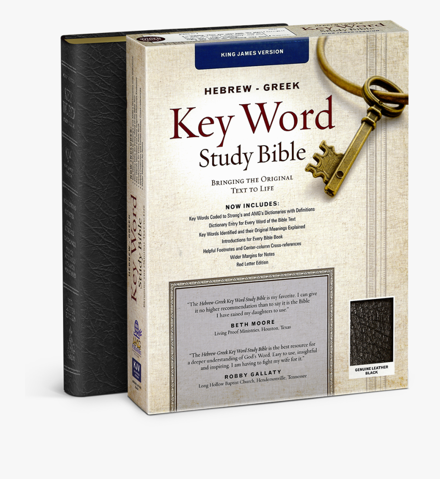 Transparent Greek Key Png - Hebrew Greek Key Word Study Bible, Transparent Clipart