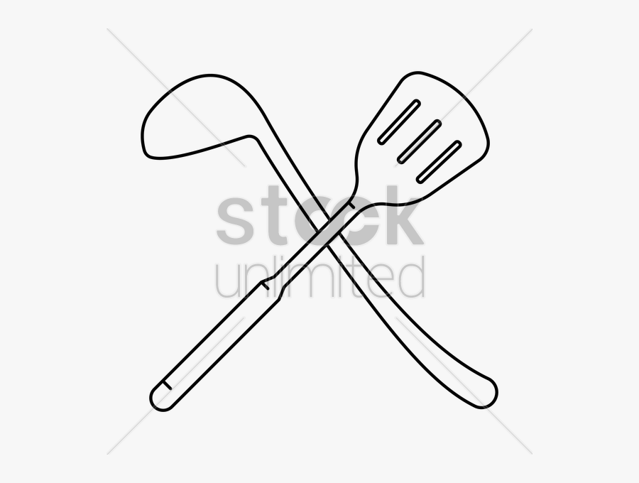 Download Ladle Cartoon Black And White Clipart Ladle, Transparent Clipart